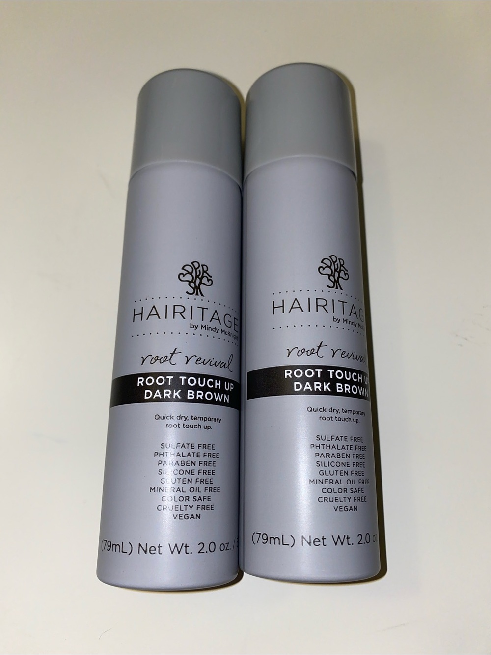 Hairitage Root Revival Root Touchup Dark Brown Set